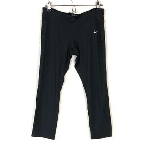 Nike Power Racer Running Crop Leggings Black Size M